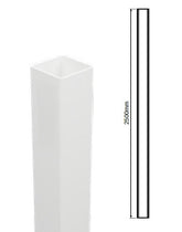 127mmX 127mm Full post 'No slot holes ' - Full privacy, PVC fence post, 7 year Warranty